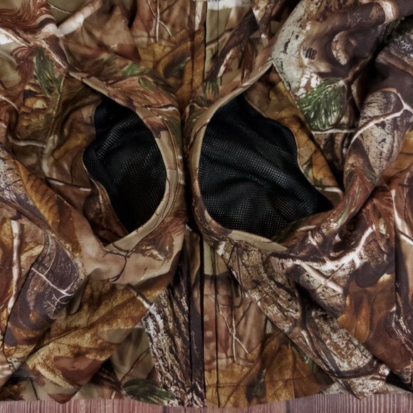 Gamehide Jacket Mens 3X Camouflage Realtree Edge Insect Shield EliminTick Hooded - Picture 10 of 16